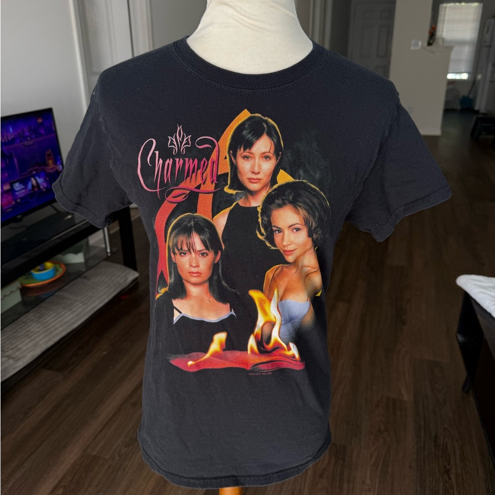 Gildan Black Charmed Graphic Tee